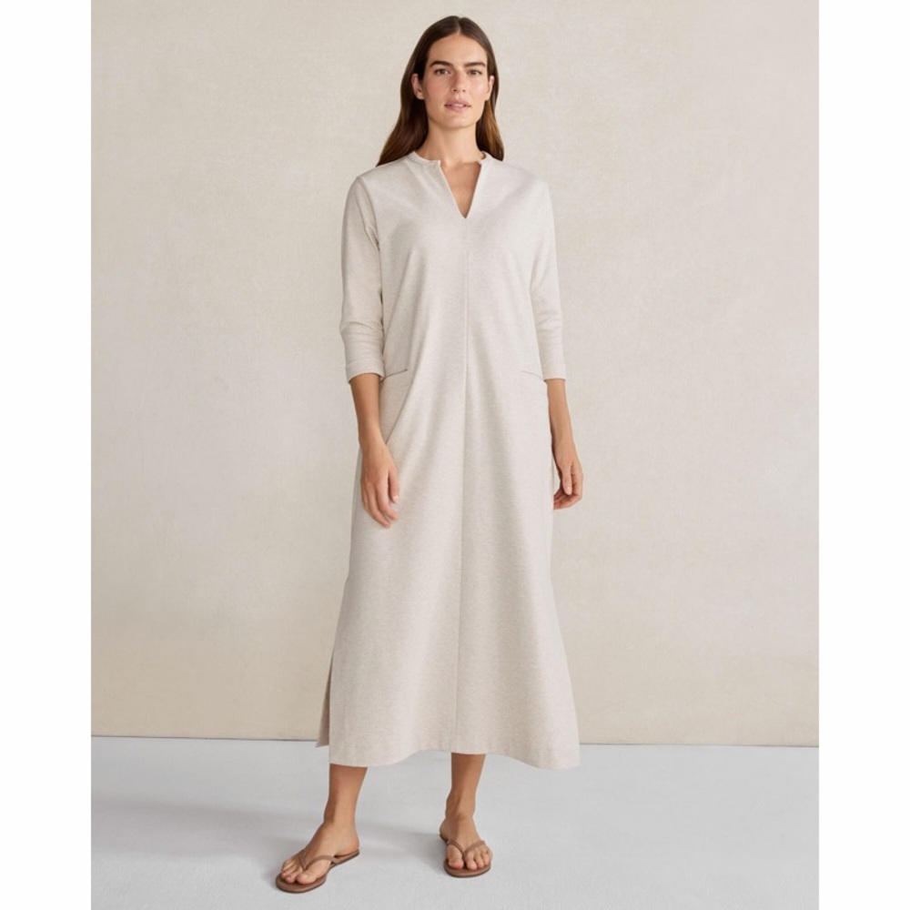 Haven Well Within Polished Lounge Split Neck Dress Womens Size S